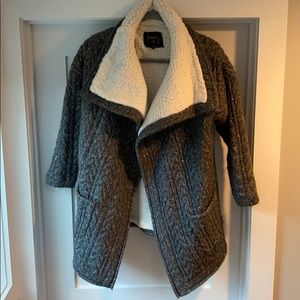 Knit sweater jacket
